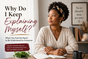 Read more about the article Why Do I Keep Explaining Myself? When You Feel the Need to Be Understood by Everyone